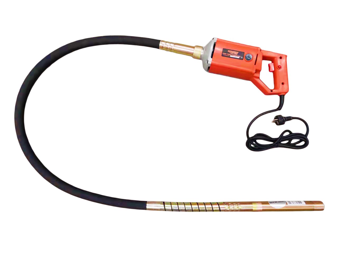 Глубинный вибратор для бетона Grost VGV 1300/2.5/35 Глубинный вибратор для бетона Grost VGV 1300/2.5/35