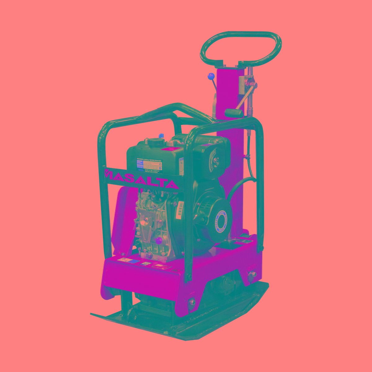 Виброплита реверсивная дизельная Masalta MSH160-1 (168 кг)